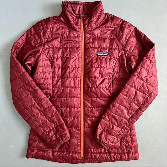 Patagonia Nano Puff Roamer Red Windproof Water Resistant Insulated Jacket - Picture 4 of 7